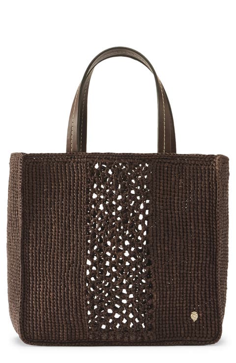 Mini Arleth Crochet Raffia Tote