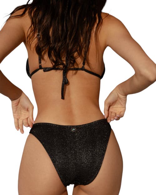 Biliblond Bikini Bottom Negev In Black Lurex