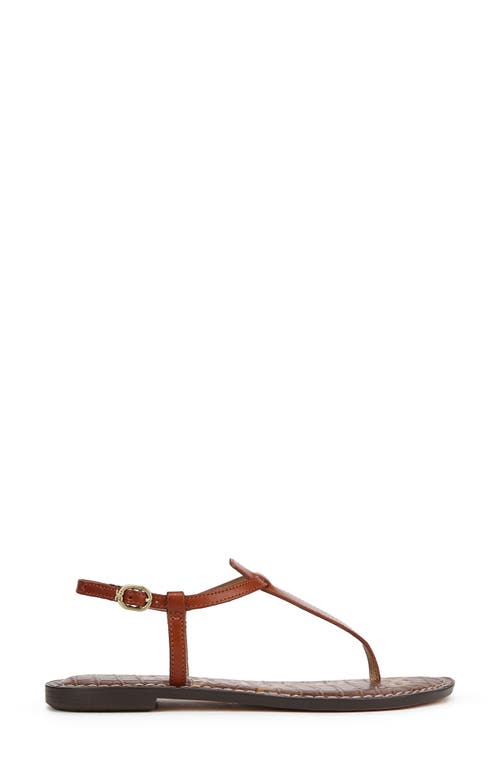 Sam Edelman Gigi Thong Sandal Kona Brown Leather In Kona Brown New