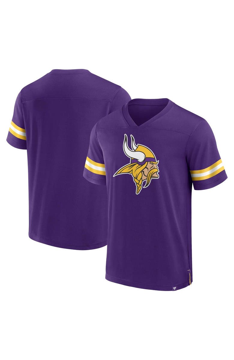 FANATICS Men's Fanatics Branded  Purple Minnesota Vikings Jersey Tackle V-Neck T-Shirt, Alternate, color, 