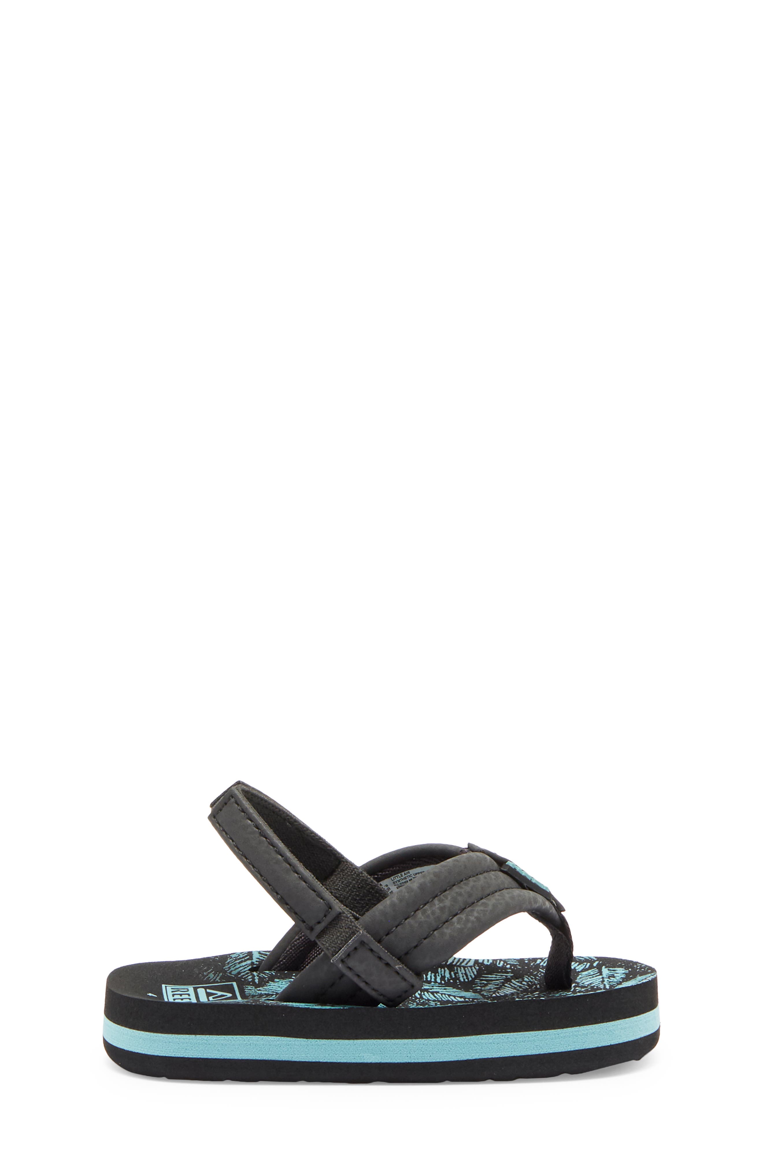 Reef Kids' Little Ahi Flip Flop, Alternate, color, Aquifer Palm