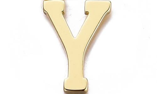 Adornia 14k Gold Plated Tennis Bracelet With Initial Charm In Gold