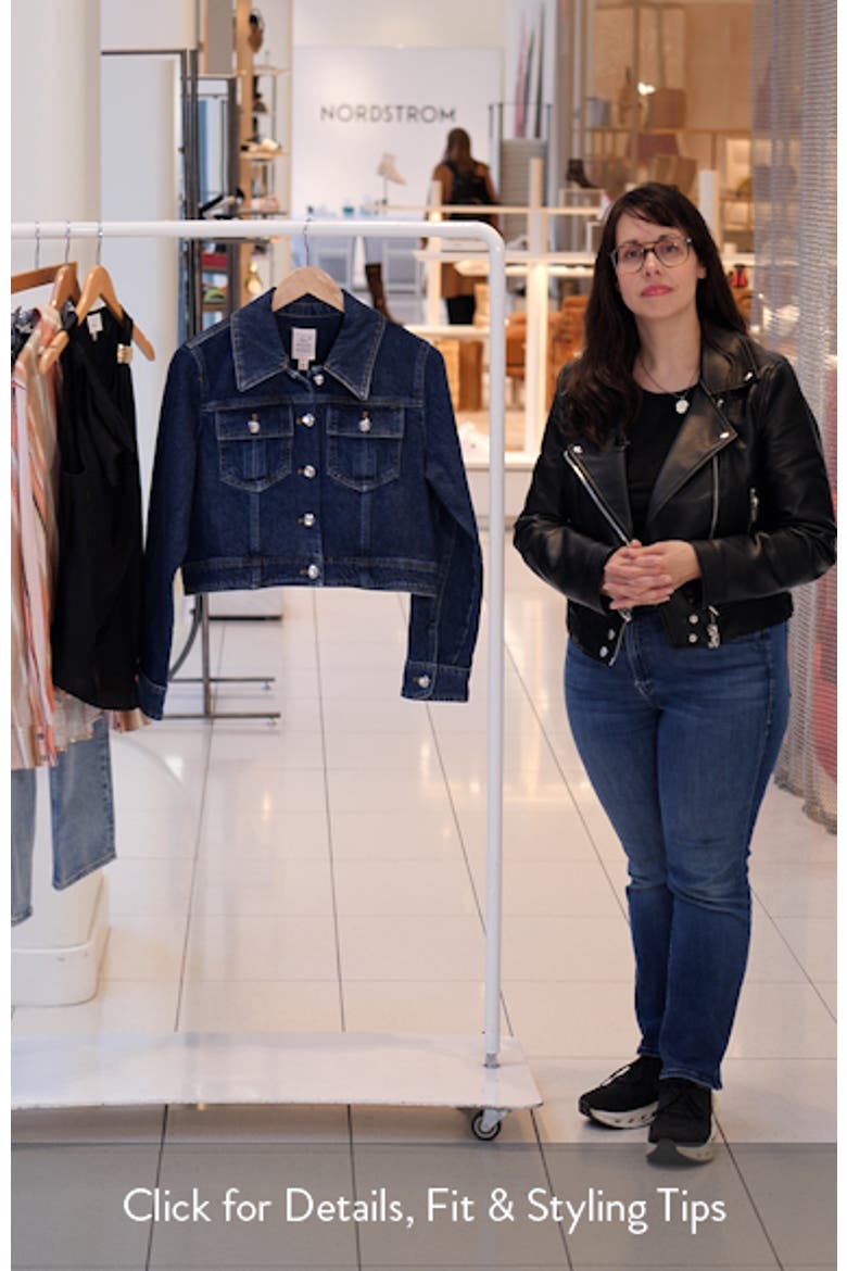 Lexie Crop Denim Jacket video