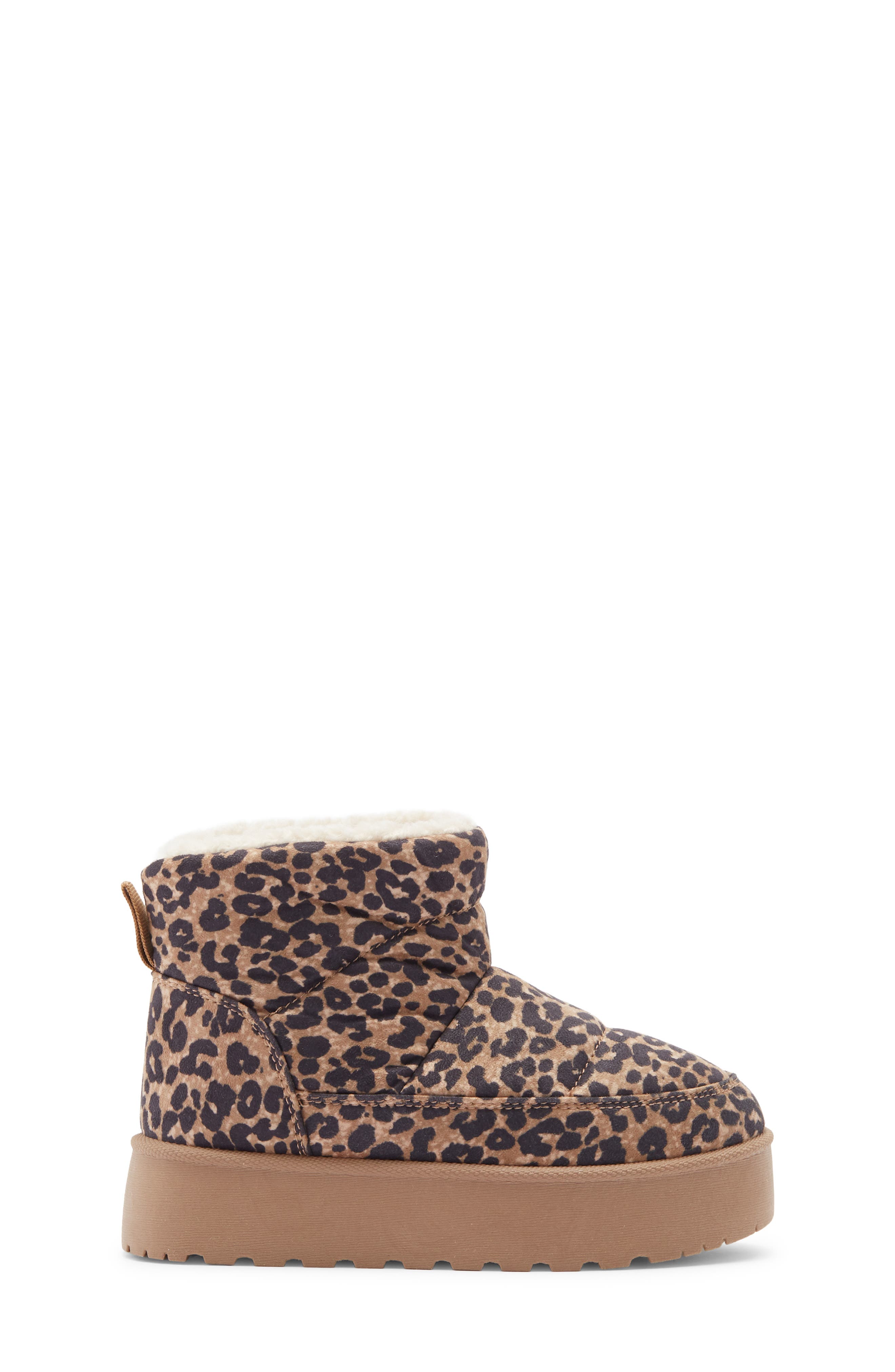 DV by Dolce Vita Kids' Paltrow Faux Shearling Lined Platform Boot, Alternate, color, Leopard