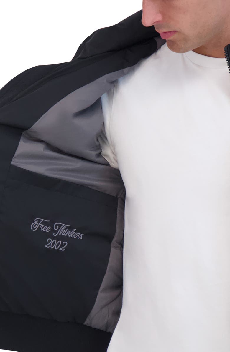 Hudson Jeans Varsity Puffer Jacket, Alternate, color,