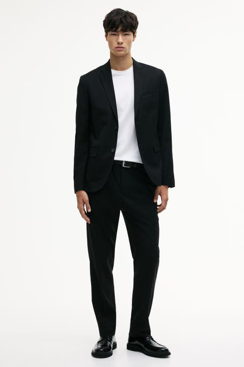 Slim-fit suit pants