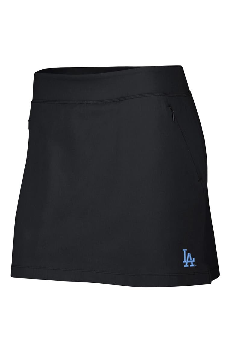 Women's Tommy Bahama Black Los Angeles Dodgers Aubrey IslandZone Skort, Alternate, color, Black
