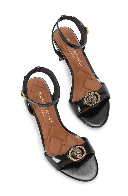 Kurt Geiger London Chelsea Ankle Strap Sandal In Black