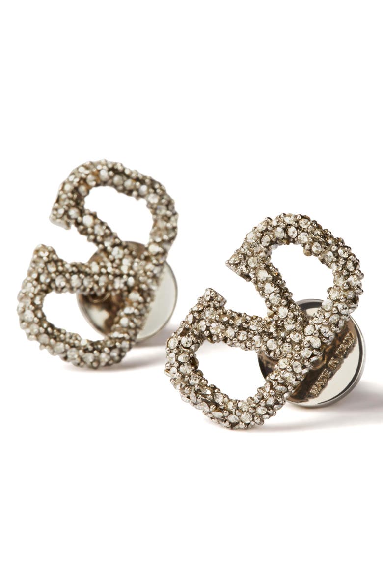 Valentino Garavani VLOGO Stud Earrings, Alternate, color,