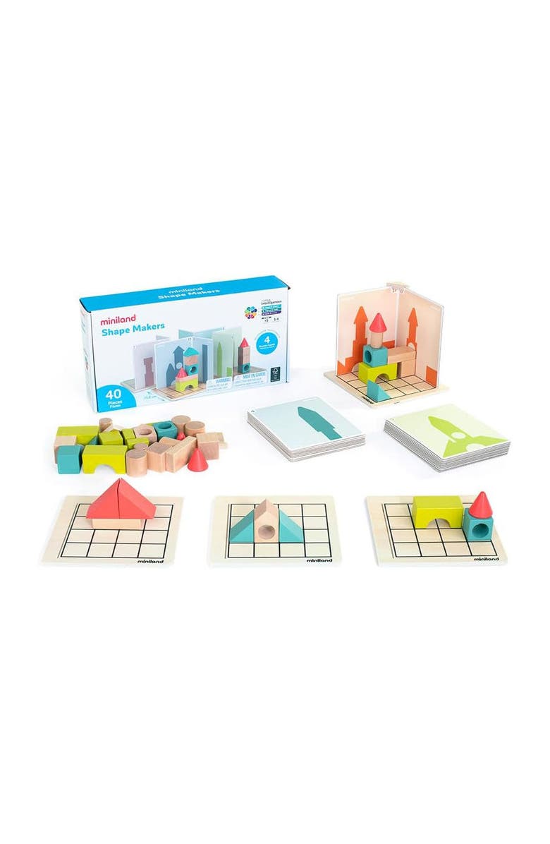 Miniland Shape Makers, Main, color, Blue-Green Multi