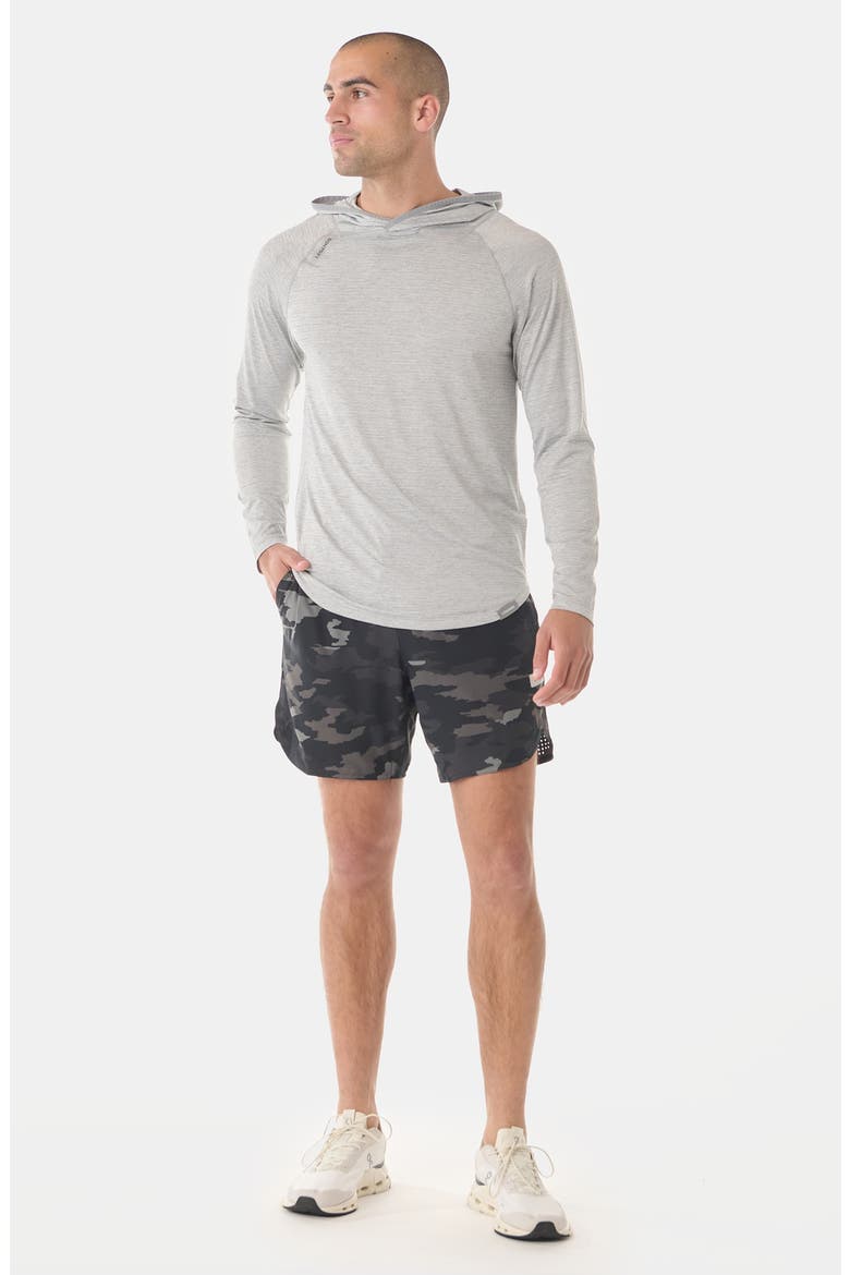Enzo Performance Hoodie, Alternate, color, HEATHER GRAY