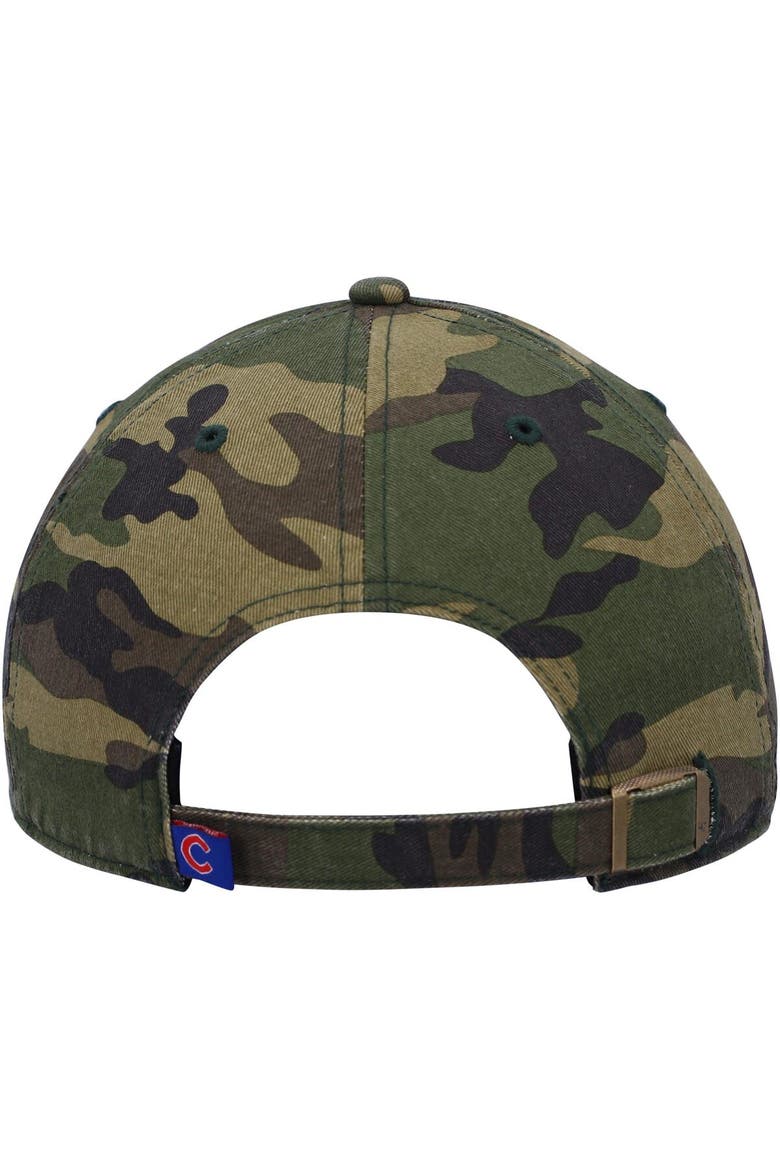 Men's '47 Camo Chicago Cubs Logo Clean Up Adjustable Hat, Alternate, color, Camo