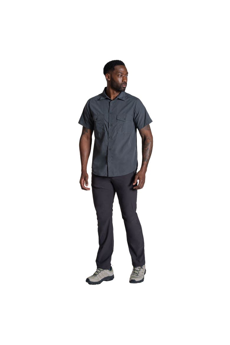 Kiwi Ii Short-sleeved Shirt, Alternate, color, Dark Grey