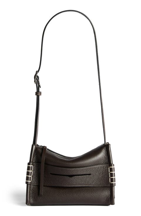 Small Loafer Leather Messenger Bag