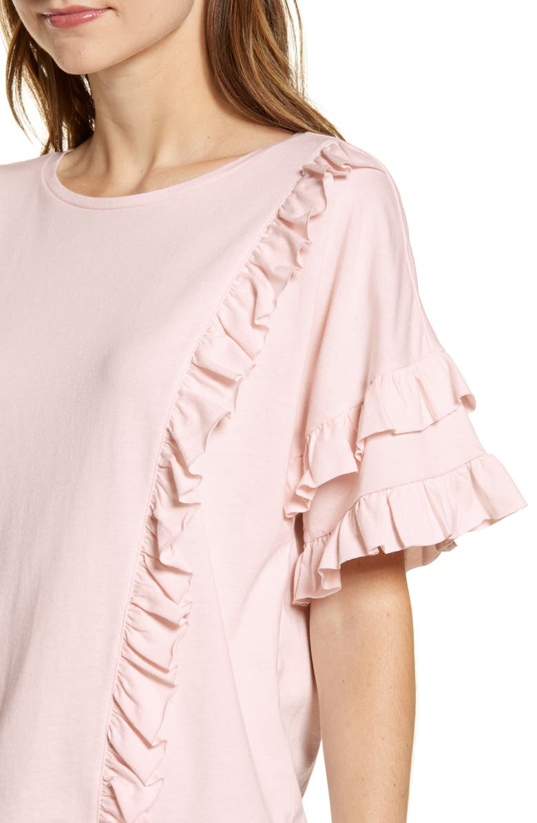 Rachel Parcell Ruffle Tee, Alternate, color, 