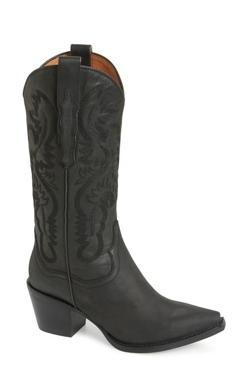 Jeffrey Campbell Dagget Western Boot In Black