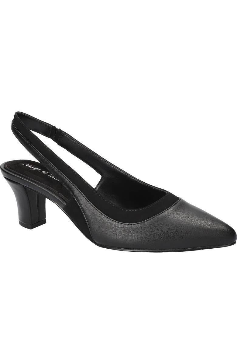 EASY STREET Dessa Slingback Pointed Toe Pump, Main, color, Black