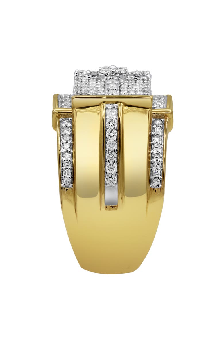 Banner of Bling 14K Yellow Gold Diamond Men Statement Ring - 1.24ct., Alternate, color, 14K Yellow Gold