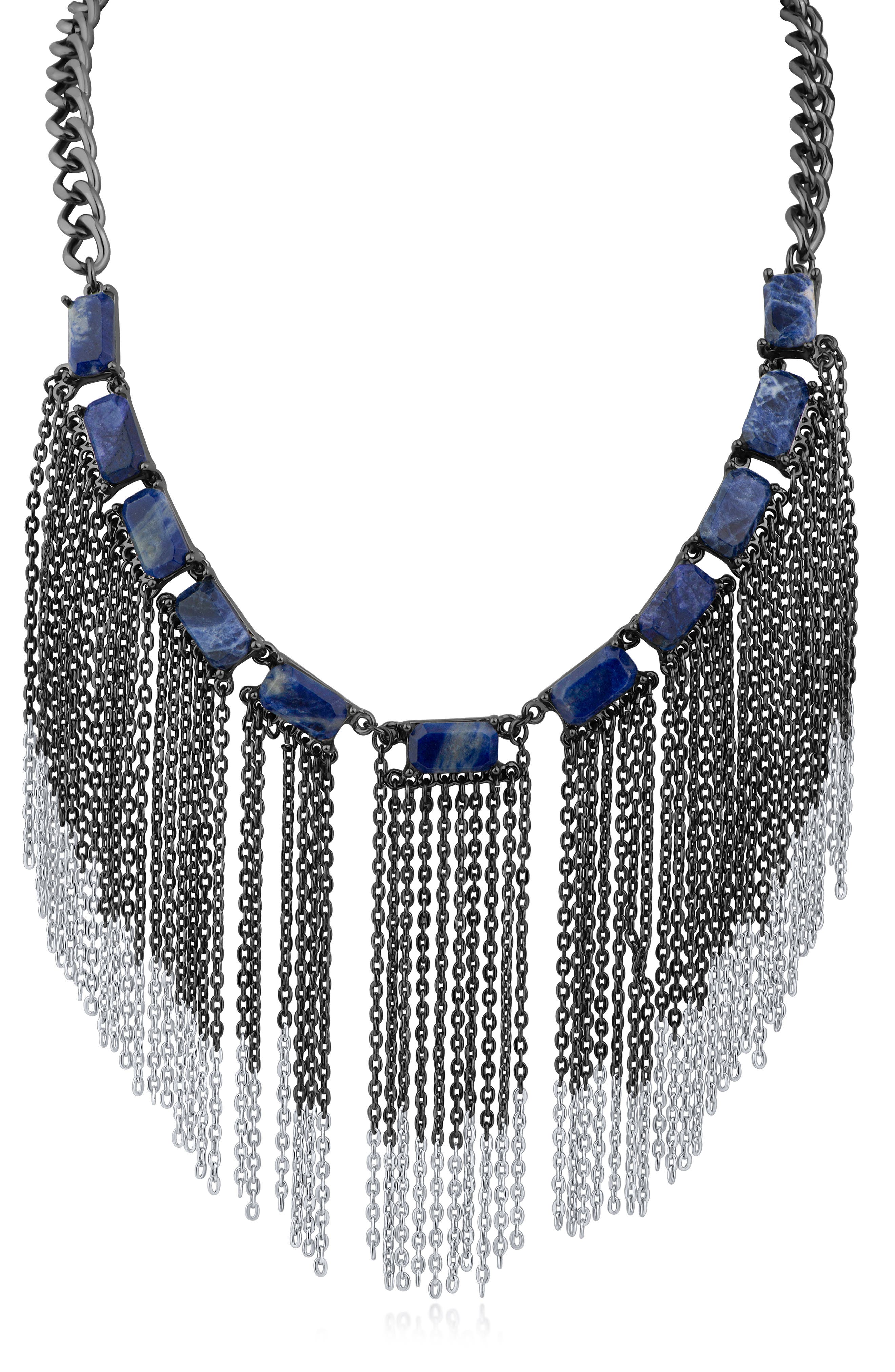 Sodalite Fringe Necklace (Nordstrom Exclusive)
