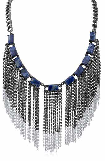 Sodalite Fringe Necklace (Nordstrom Exclusive)