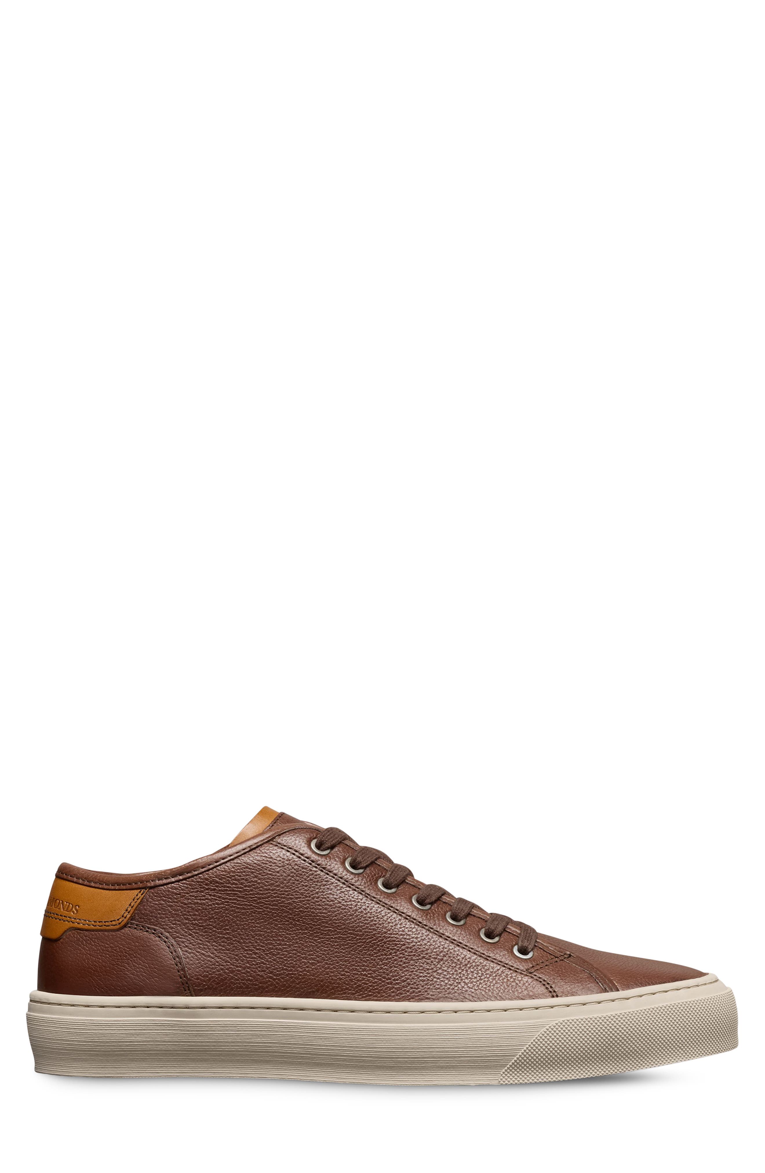 Allen Edmonds Jones Low Top Sneaker, Alternate, color, Chocolate