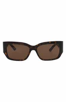 56mm Rectangular Sunglasses