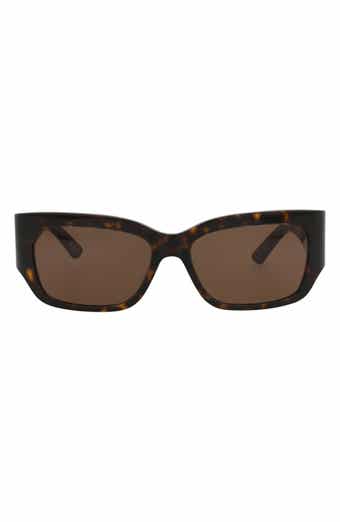 56mm Rectangular Sunglasses