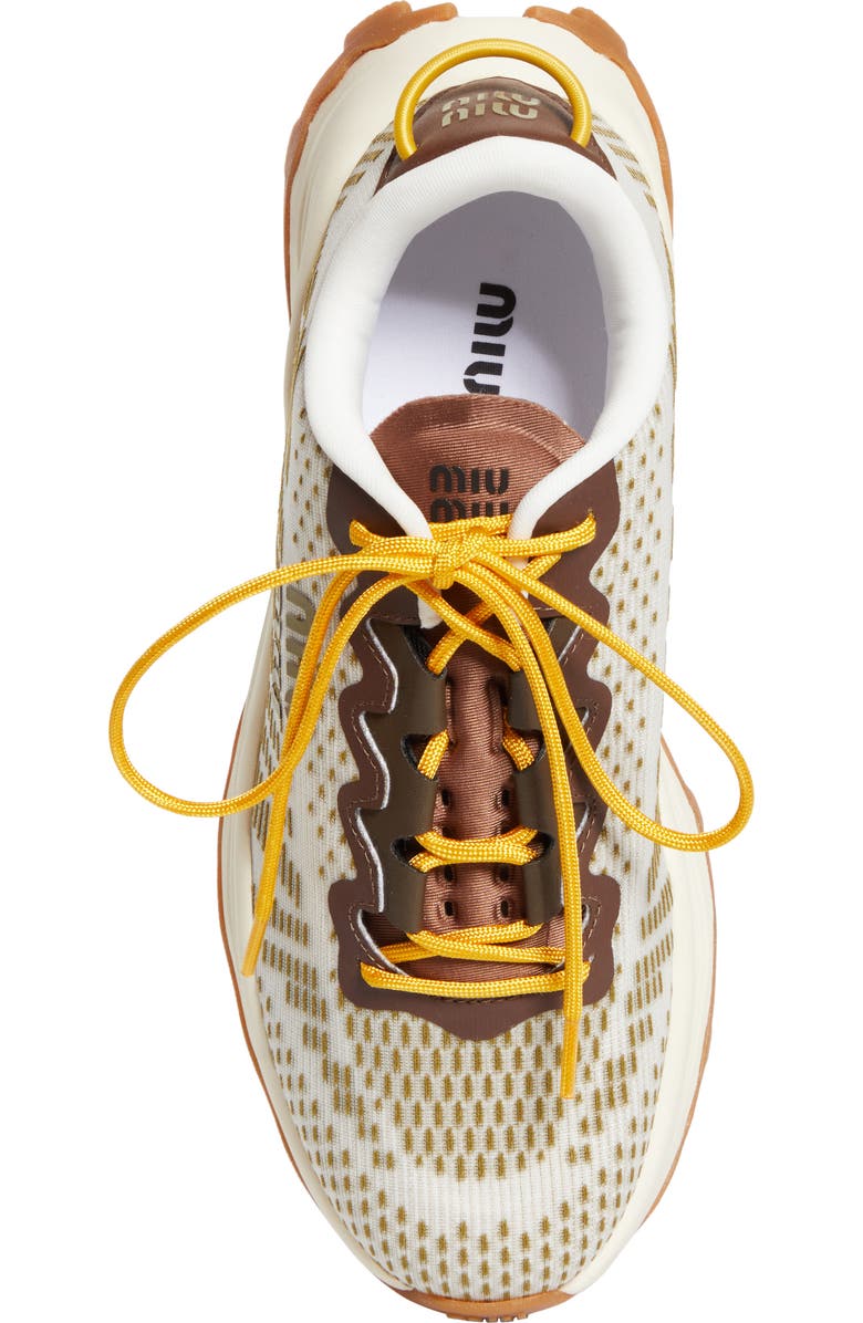 Miu Miu Energy Tech Sneaker, Alternate, color, Edera