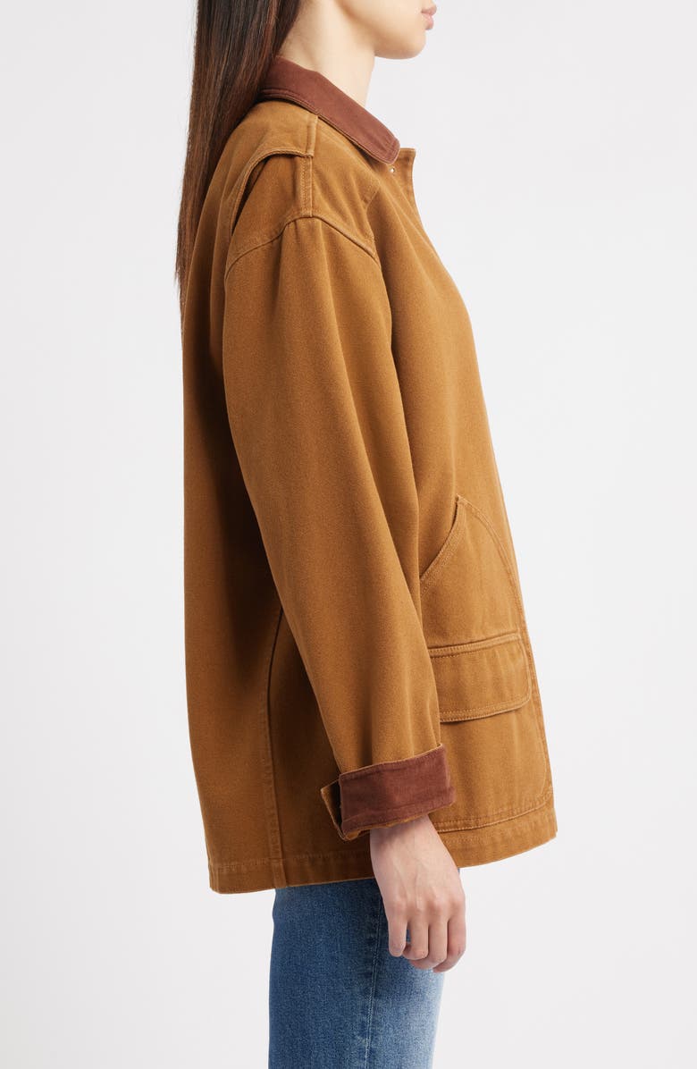 DÔEN Pascual Barn Jacket, Alternate, color, Willow Bark