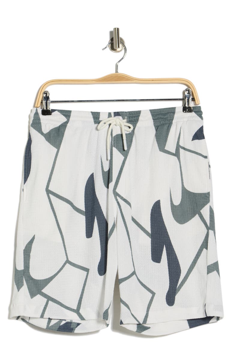 T.R. PREMIUM Drawstring Shorts, Main, color, White