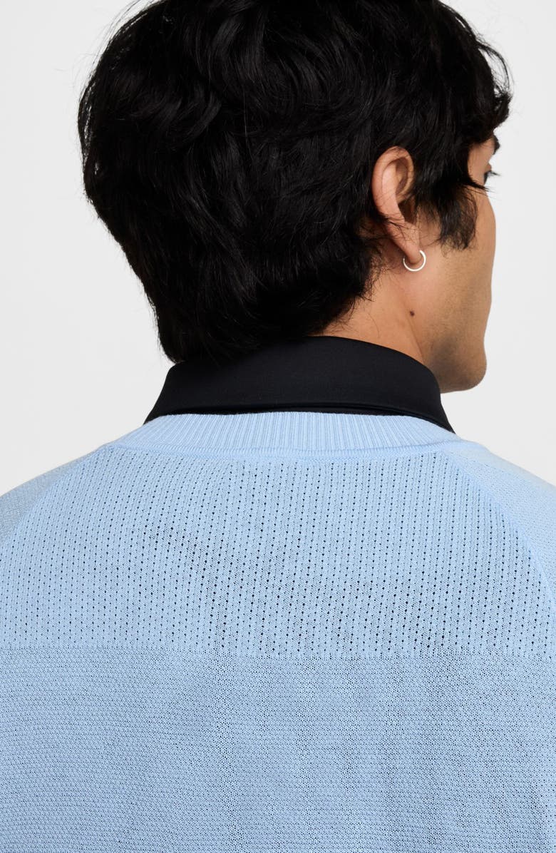 Nike Golf The Tour Golf Sweater, Alternate, color, Psychic Blue/ Black