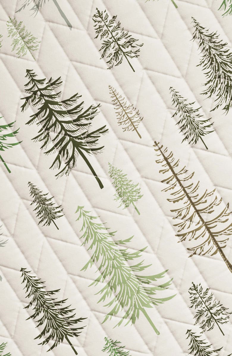 Woven & Weft Forest Tree Quilt Set, Alternate, color, Lodge Trees