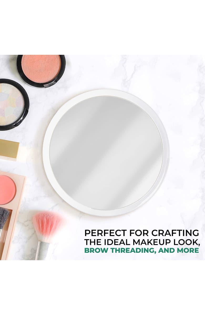 Jumbl 5X Magnifying Mirror, Alternate, color, White