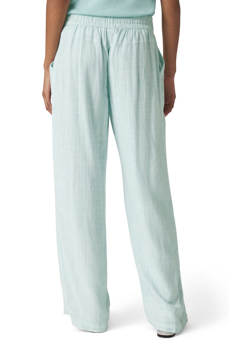 Layla Wide Leg Pants, Alternate, color, MINT STRIPE
