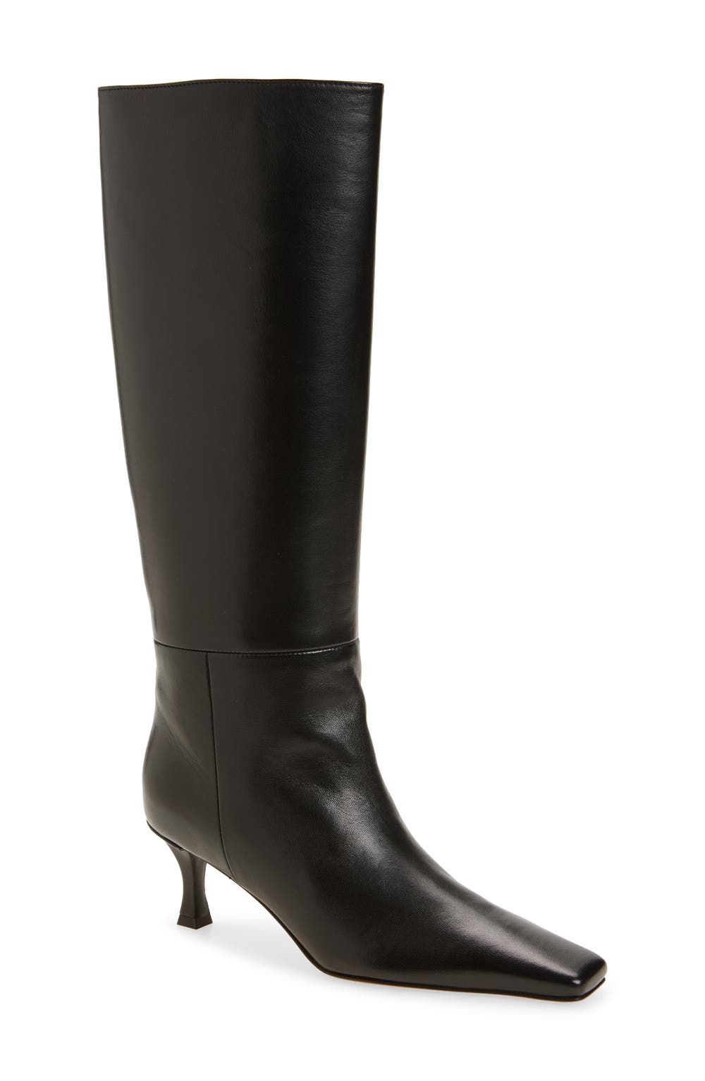 Trap Tall Boot, color, BLACK