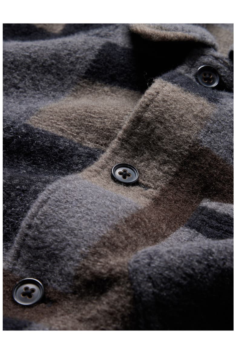 Coroados Relaxed Fit Shirt Jacket, Alternate, color, DARK BROWN