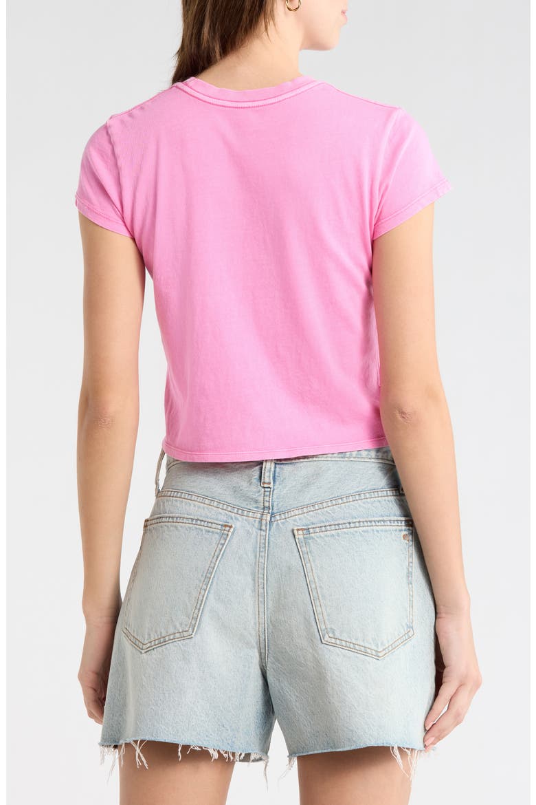 Getting There Soon Crop Graphic T-Shirt, Alternate, color, GUAVA