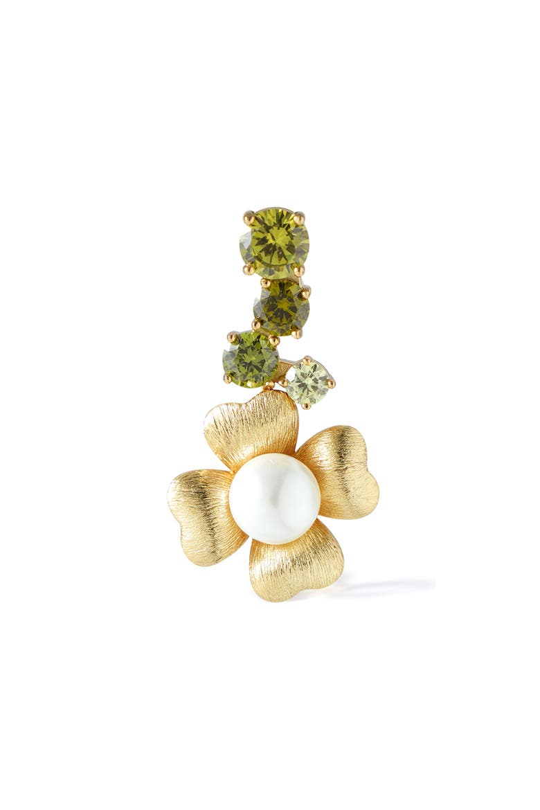 Garden Blossom Earrings, Alternate, color, Gold