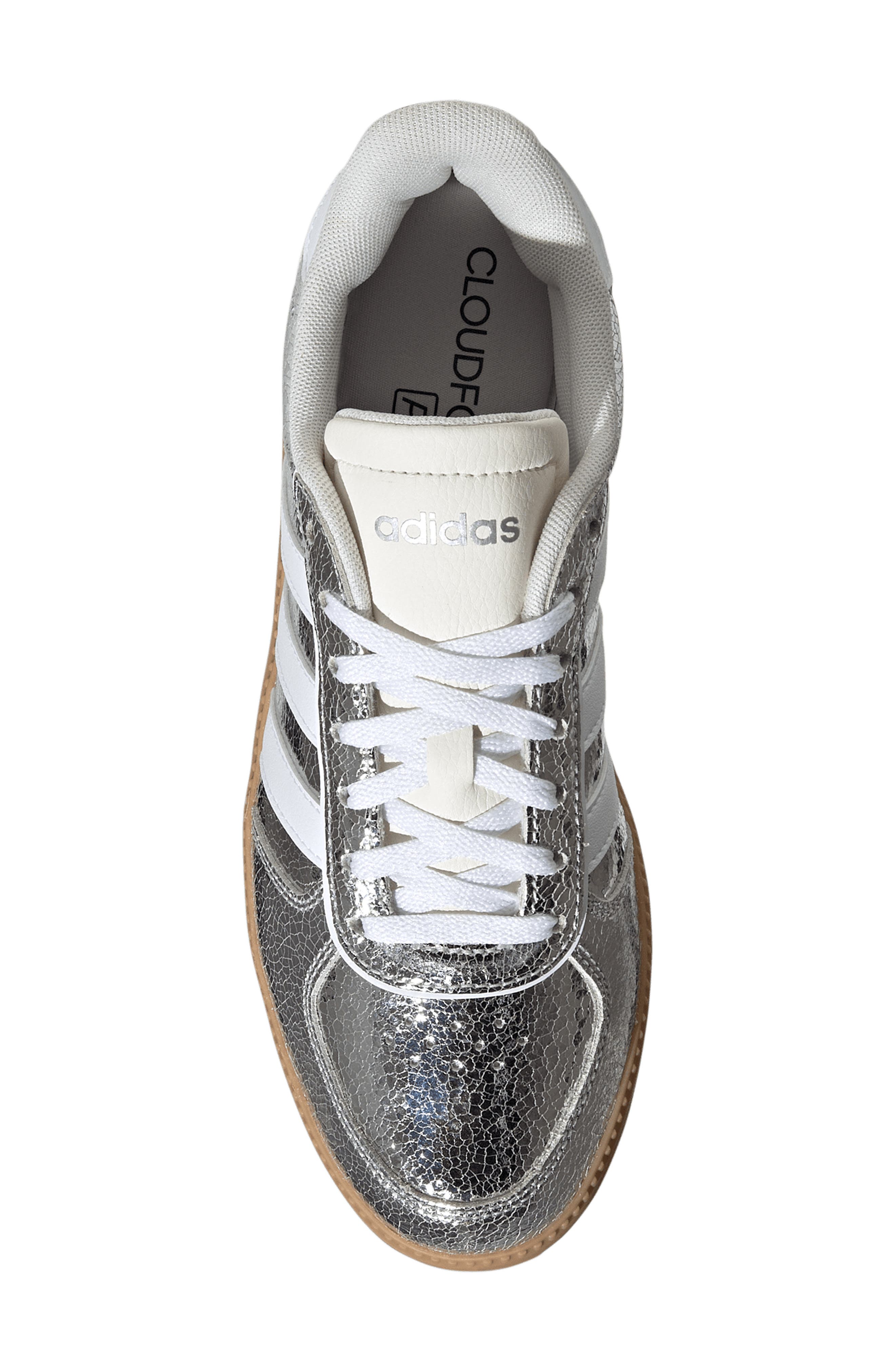adidas Breaknet Sleek Sneaker, Alternate, color, Silver/ White/ Gum