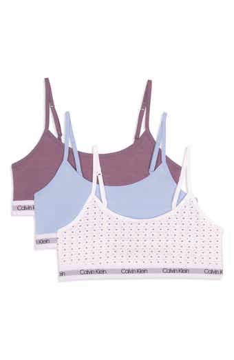 Calvin Klein Kids' Assorted 3-Pack Stretch Cotton Bralettes