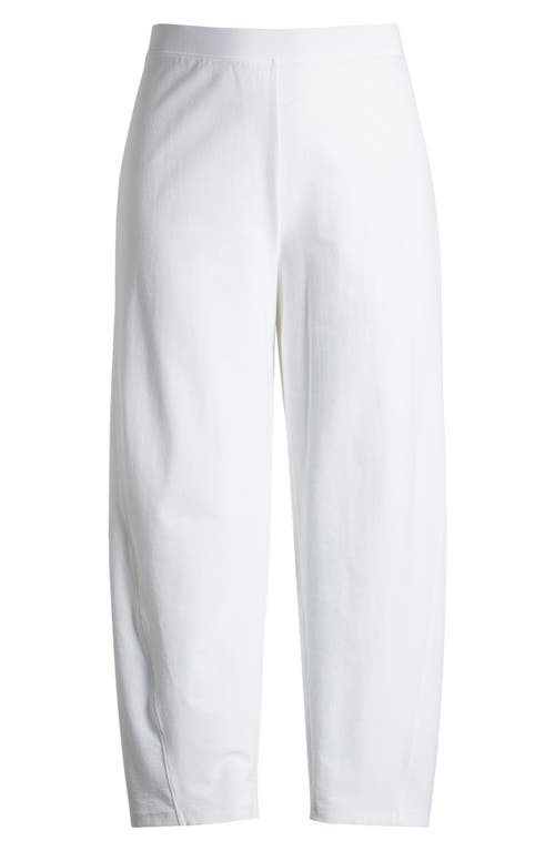 Eileen Fisher Lantern Ankle Pants In White