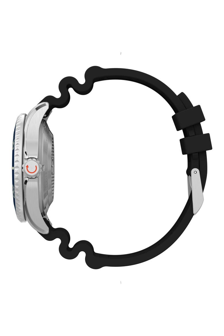 Deepwater Meridian Automatic Bracelet Watch, 41mm, Alternate, color, BLACK
