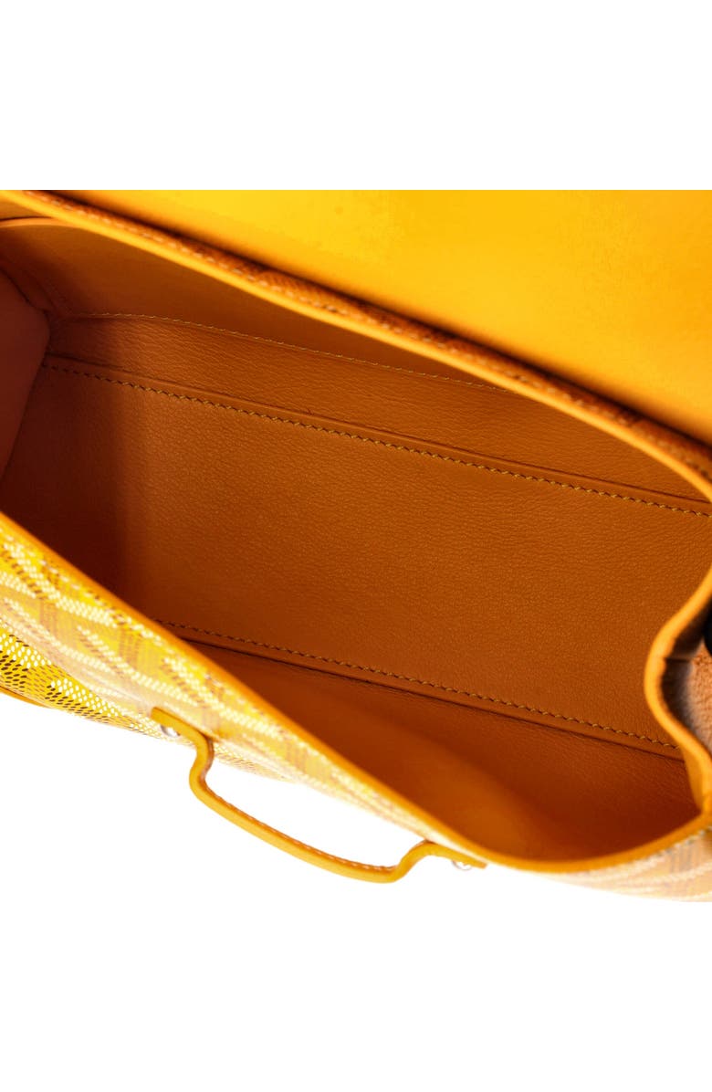 Pre-Owned Goyard Saigon Top Handle Bag Coated Canvas with Leather Mini, Alternate, color, Orange