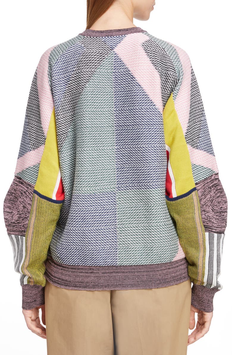 Toga Jacquard Sweater, Alternate, color, 