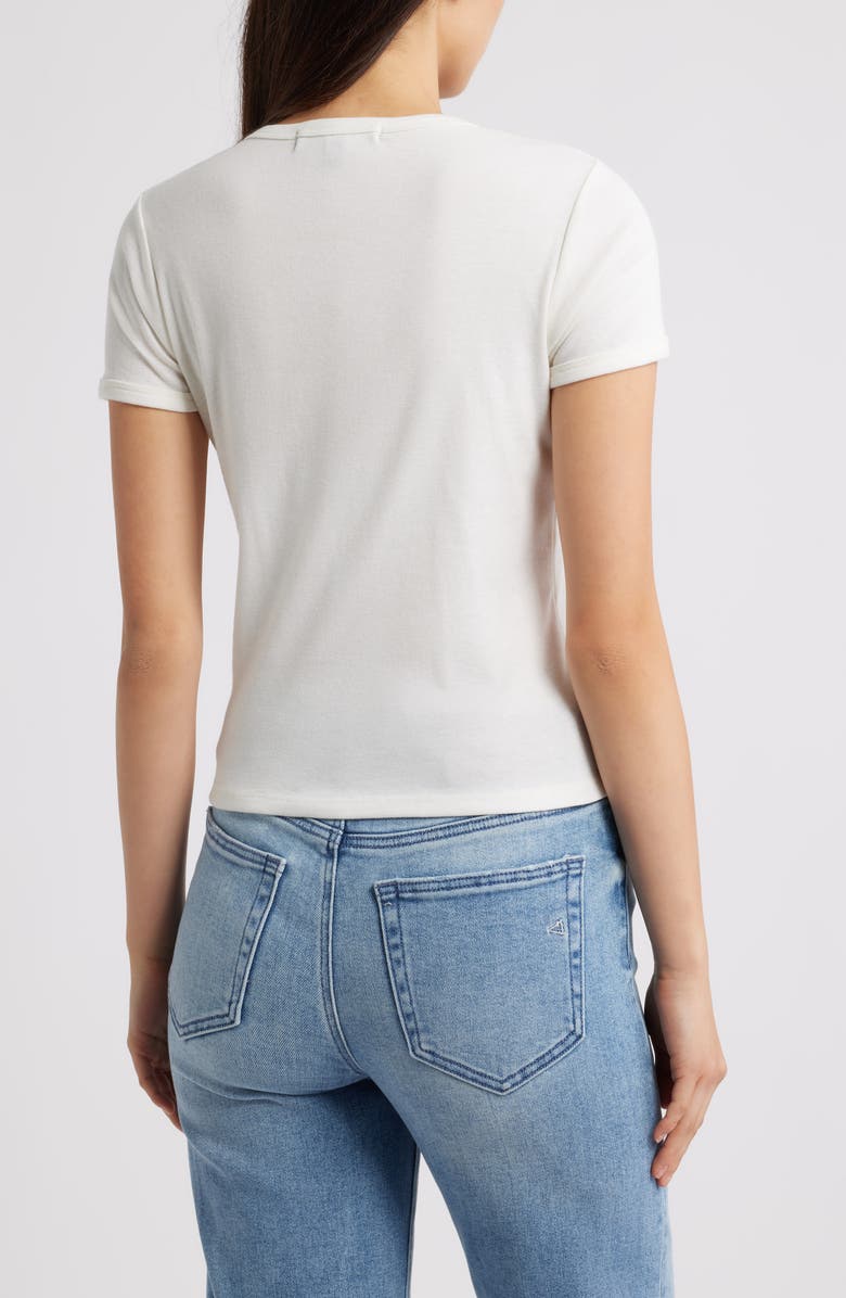 Vinyl Icons Doe Holiday Cotton Blend Graphic T-Shirt, Alternate, color, Marshmallow