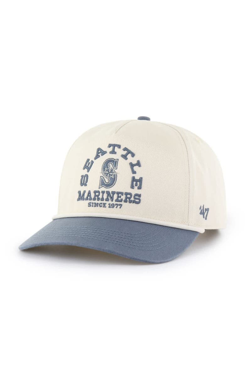 '47 Men's '47 Natural Seattle Mariners Ranchero Hitch Adjustable Hat, Main, color, 