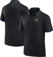 FANATICS Men's Fanatics Black New York Rangers Front Office Move Mono Polo