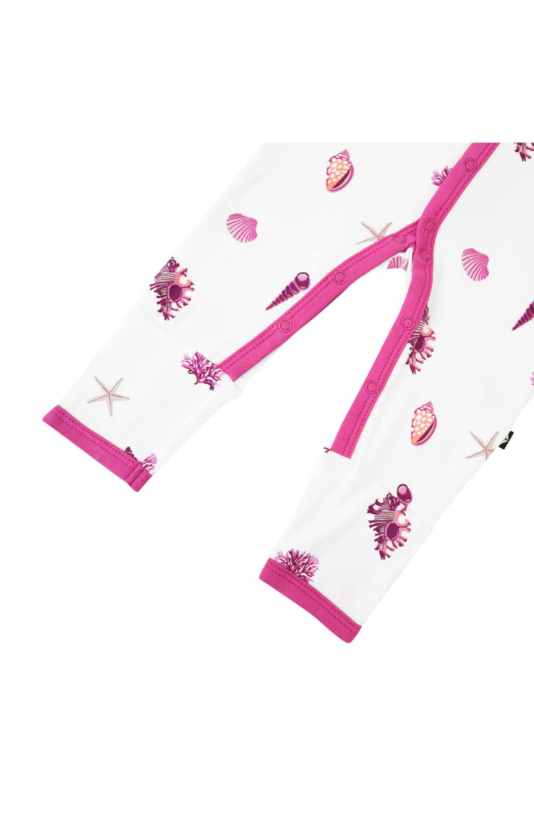 Kyte BABY Raspberry Shell Romper, Alternate, color, 