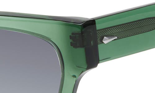Rag & Bone 51mm Rectangle Sunglasses In Green
