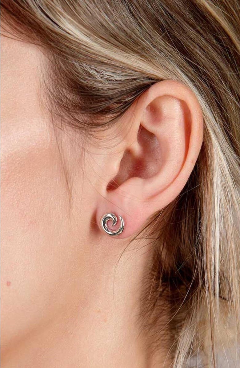 Lucy Quartermaine Swirl Studs, Alternate, color, 